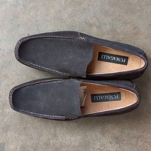 Fumagalli Dark Chocolate Brown Men's Loafers / Driving Shoe 9.5
